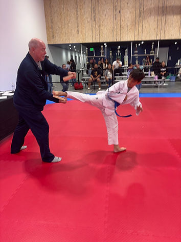Board Breaking summer camp Velocity Taekwondo