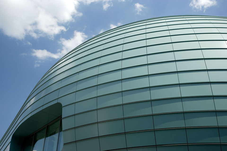 Stadtgalerie Heilbronn Aluform Fassaden aus Metall Fassadenbau Tecu Bond