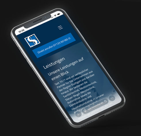 Responsives Webdesign für SAUR Werkzeugbau optimiert für Desktop, Tablet und Smartphone