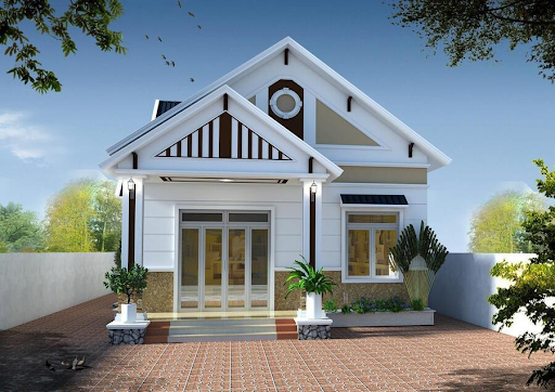 Xây nhà cấp 4 100 triệu giá rẻ - Đơn giản, hiện đại