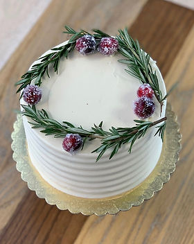 Berries & Greens Cake