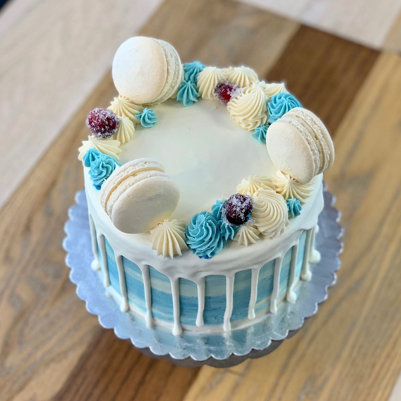 Winter White Velvet Cake