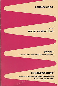 PROBLEM BOOK
IN THE THEORY OF FUNCTIONS
VOLUME I