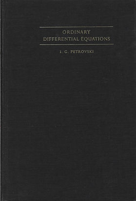 ORDINARY DIFFERENTIAL EQUATIONS