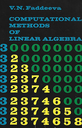 COMPUTATIONAL METHODS OF LINEAR ALGEBRA
