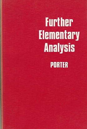 FURTHER ELEMENTARY ANALYSIS