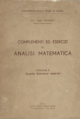 COMPLEMENTI ED ESERCIZI DI
ANALISI MATEMATICA