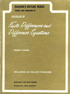 THEORY AND PROBLEMS OF CALCULUS OF FINITE DIFFERENCES AND DIFFERENCES EQUATIONS