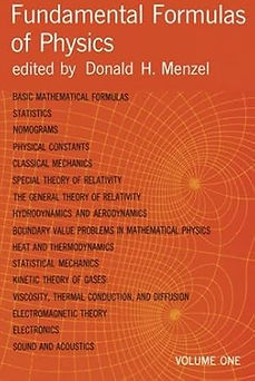 FUNDAMENTAL FORMULAS OF PHYSICS
VOLUME ONE