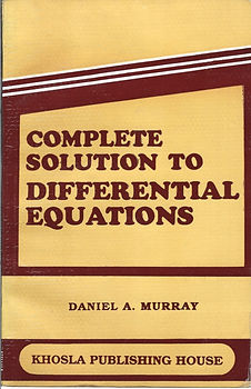 COMPLETE SOLUTION TO DIFFERENTIAL EQUATIONS