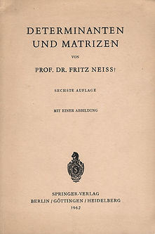 DETERMINANTEN UND MATRIZEN