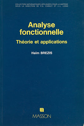 ANALYSE FONCTIONELLE
Théorie et applications