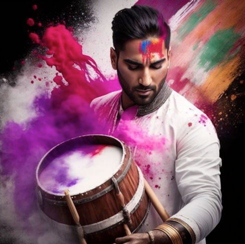 wedding dhol player