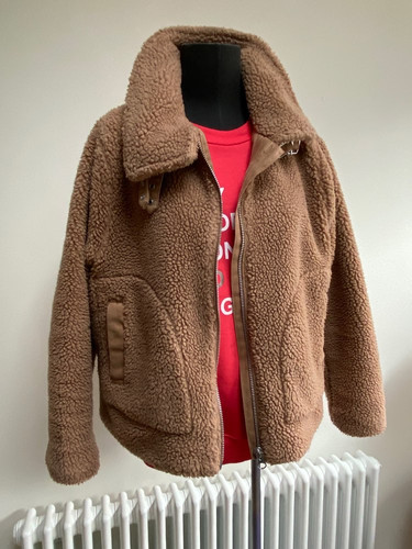 Brown Teddy Fleece Teddy Jacket H&m H&M Brown Sterling Teddy - Main Image