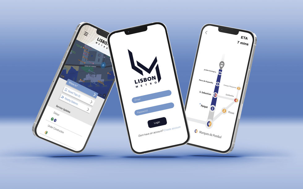 Lisbon Metro App Design