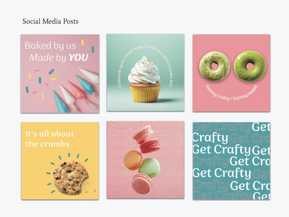 Crafti Crumbs Social Media 