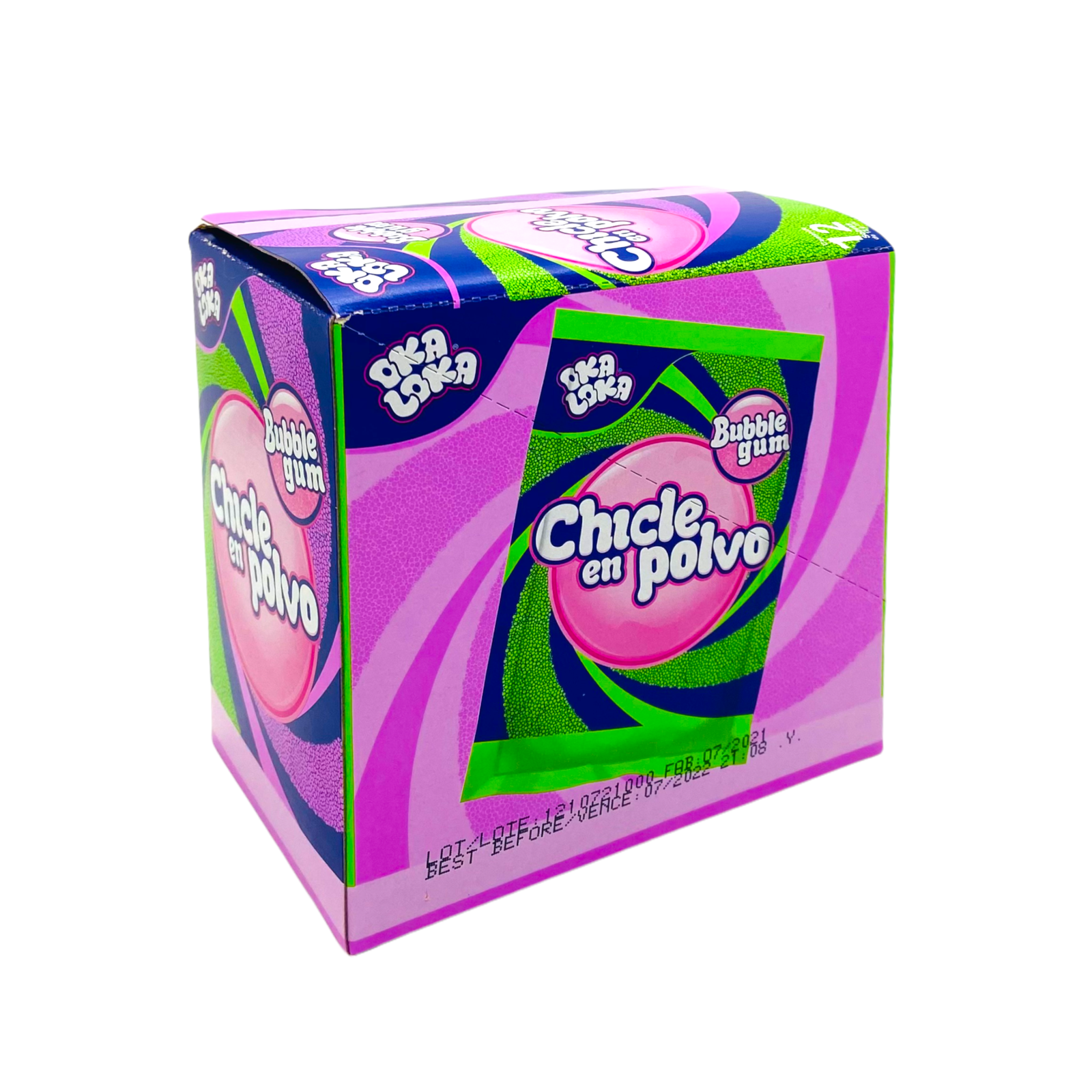 Marco Oka Loka Chicle en Polvo 18/12pzs