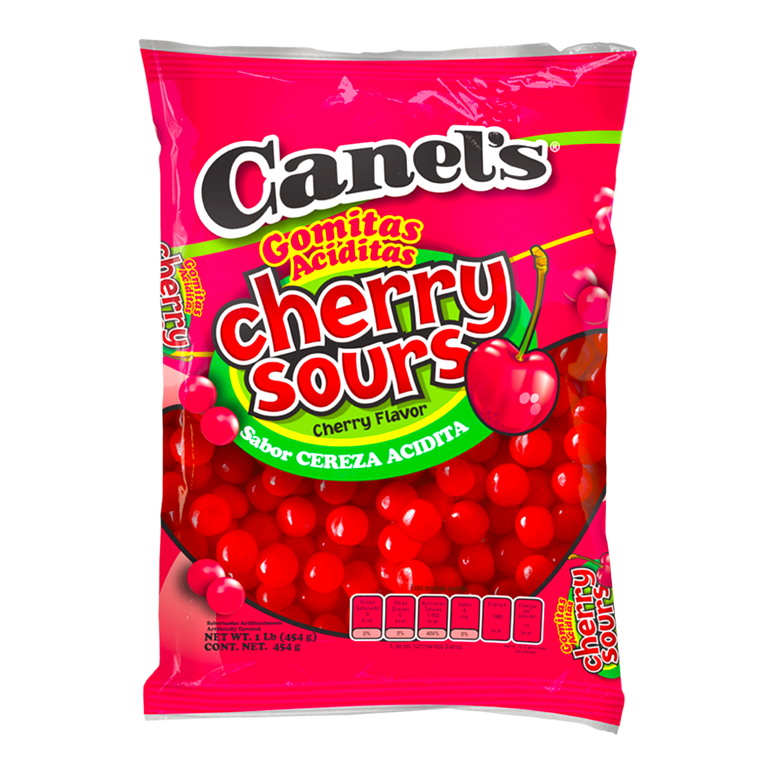 Canels Jelly Beans CHERRY Sours BOLSA 24/454g