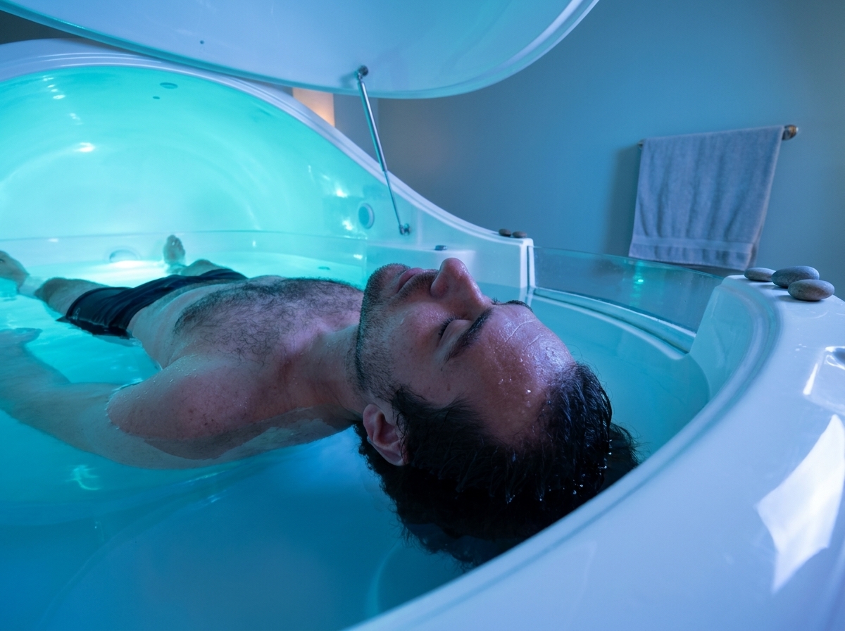 Illustration for What Is a Float Tank? Glasgow’s Shortcut to Deep Calm