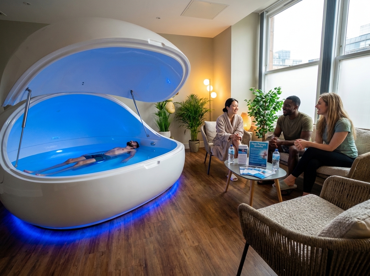 Illustration for Float Tanks at Float One: Glasgow’s Shortcut to Deep Calm