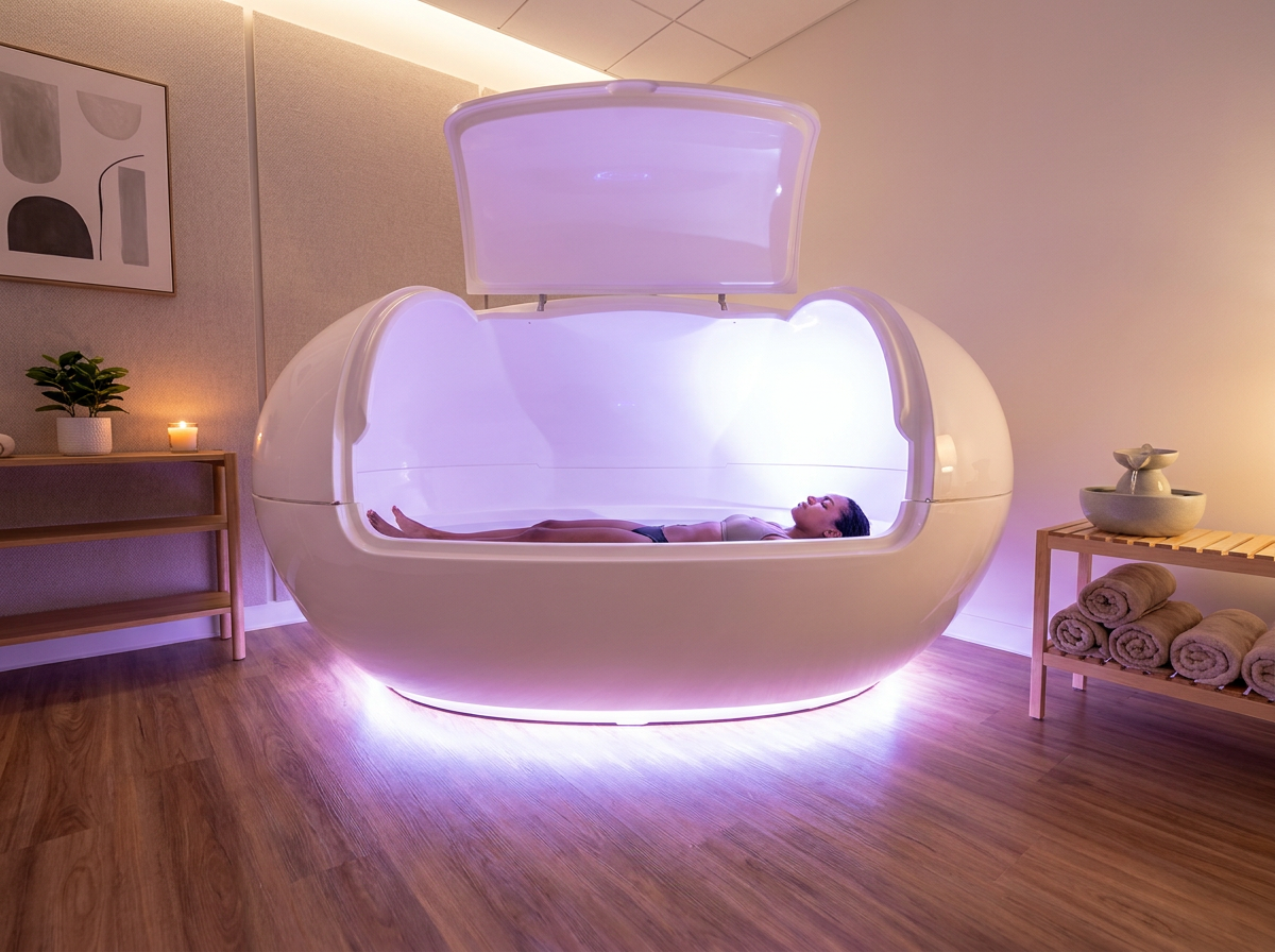 Illustration for Isolation Tank (Float Pod): Your Glasgow Guide to Deep Rest and Relief
