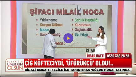 Çiğköfte satıcılığından Üfürükçülüğe...