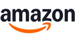 An amazon logo to direct you to book sales