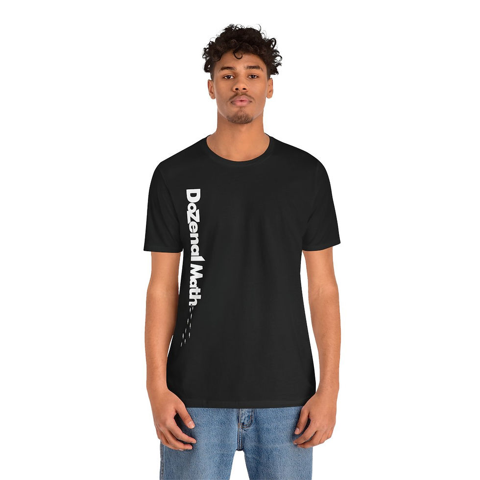 Thumbnail: Dozenal Math Tee - Black - Enter the Doz