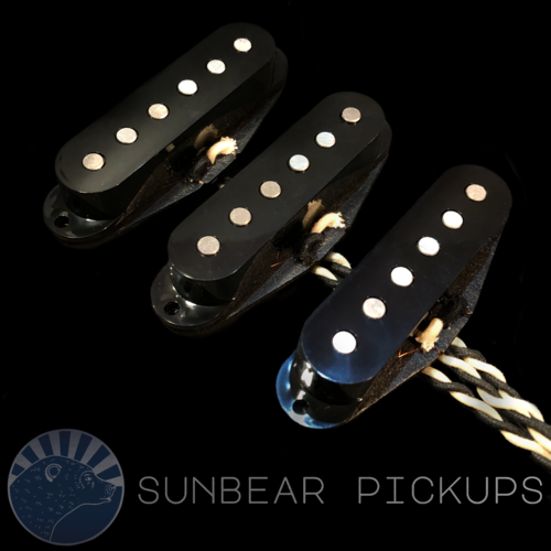 Thumbnail: Sunbear Stratocaster 50s "Ocean Clear" guitar pickup-from McCrerie Guitars