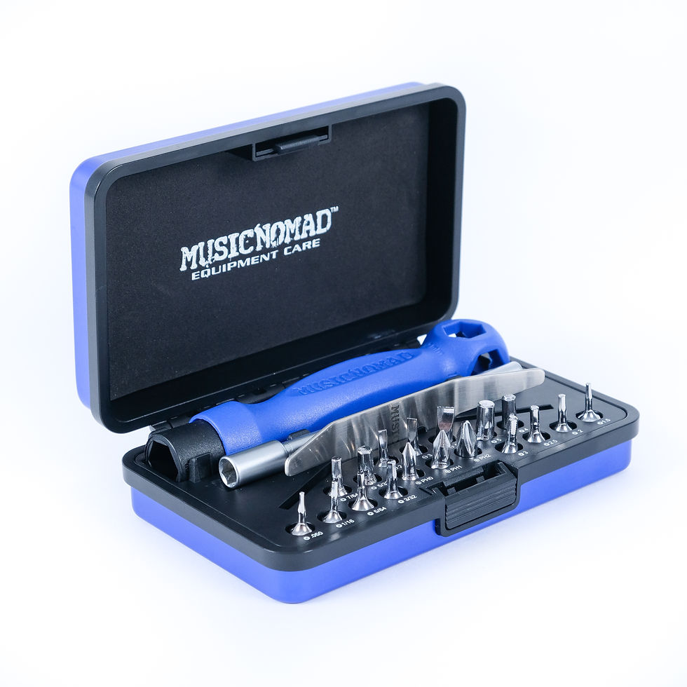 Premium Guitar Tech Screwdriver & Wrench set in box - from McCrerie Guitars