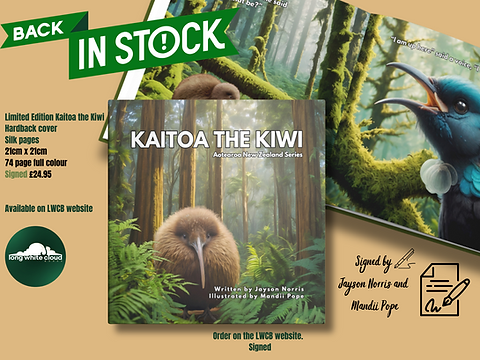 Signed Hardcover - Kaitoa the Kiwi | LongWhiteCloudBooks