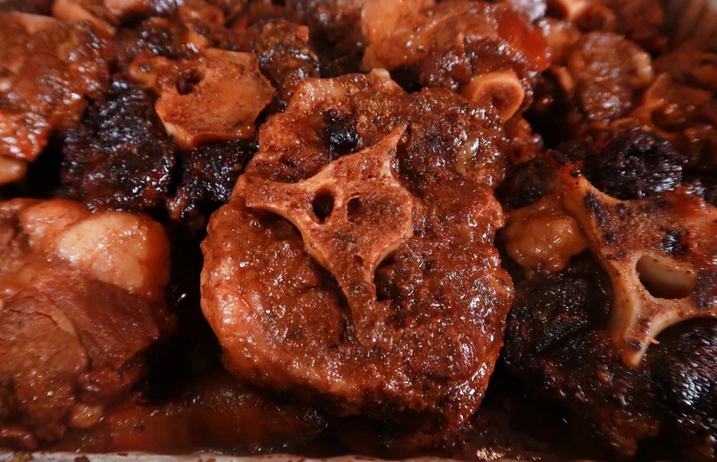 Arranged Food and Objects