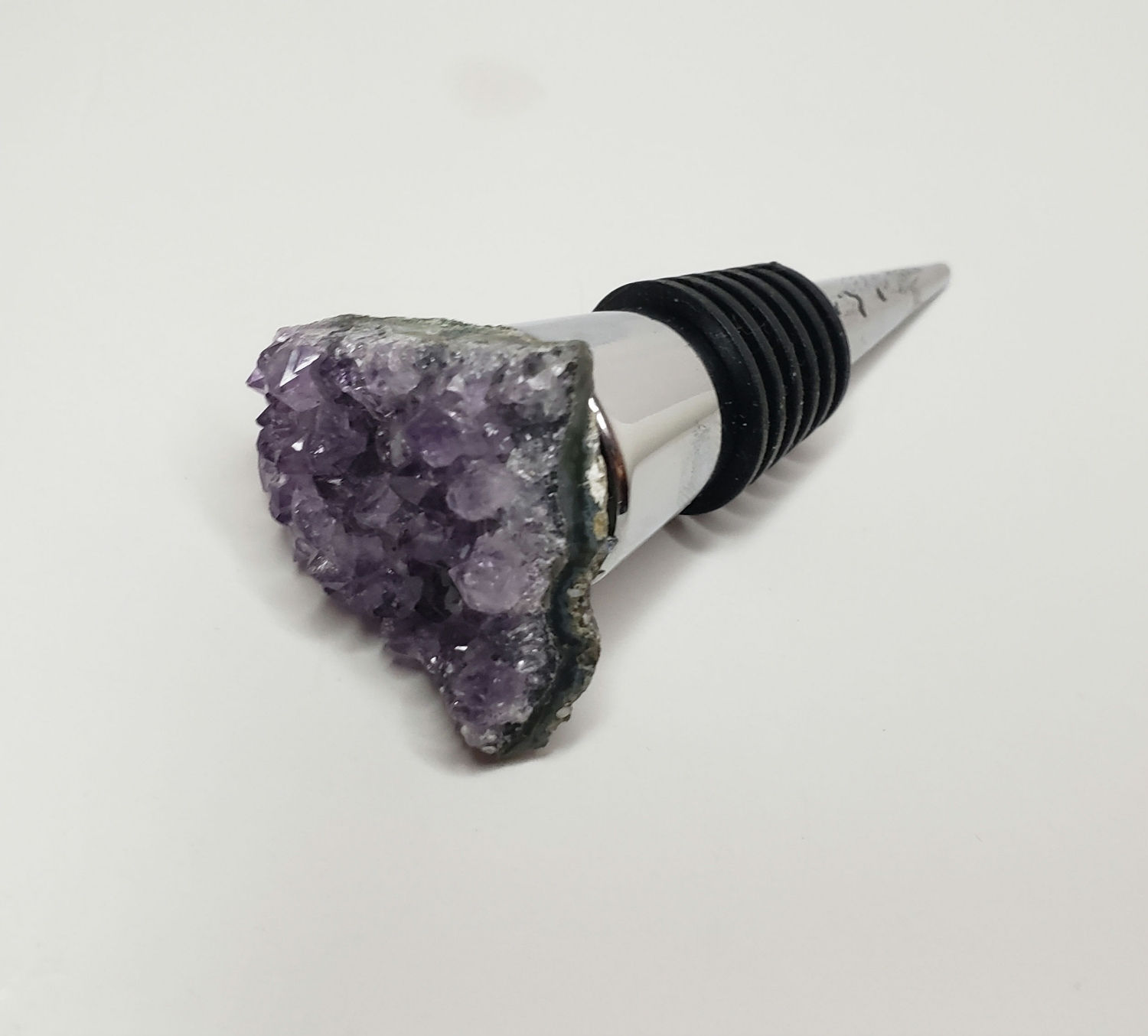 Amethyst cluster Bottle Toppers