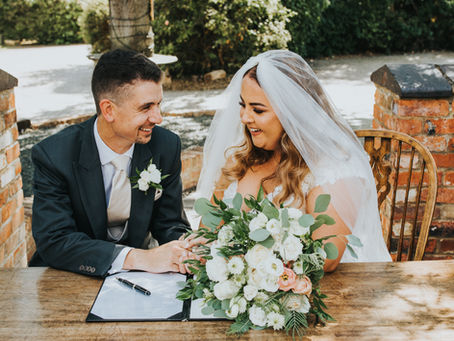 Georgie and Cory's Summer wedding