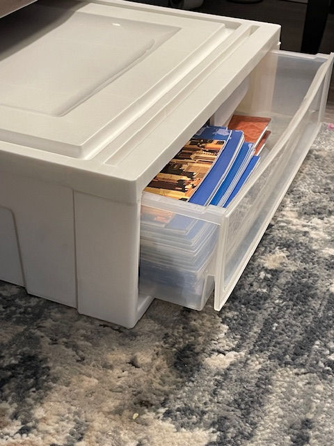under bed storage