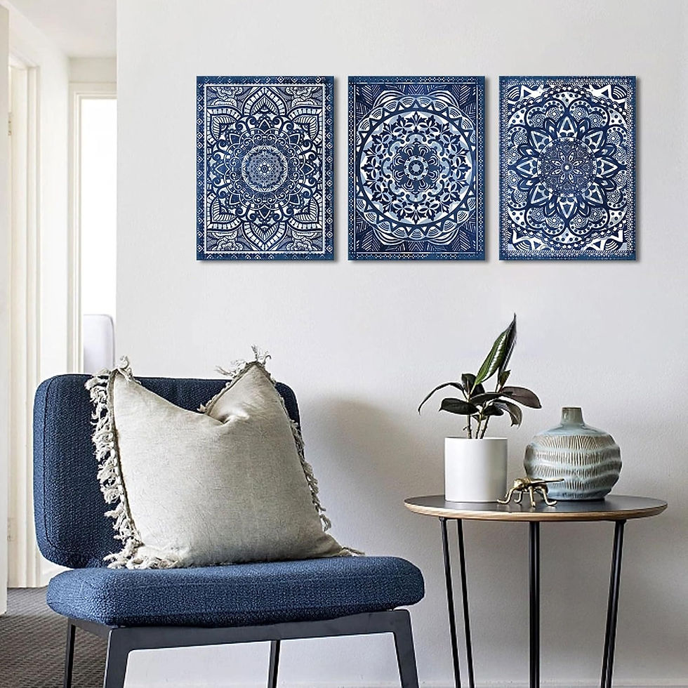 Talavera, Mandala, and Moroccan Art Prints by Mofutinpo. Buy here.