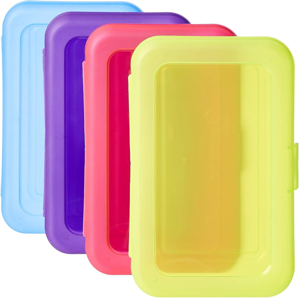 large pencil case, 4-pack