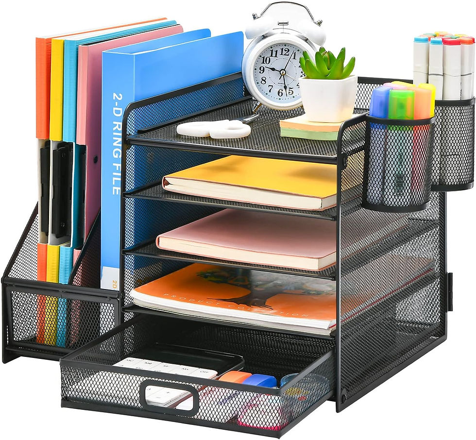 large mesh desk organizer