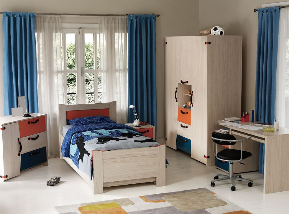 child's room with zones