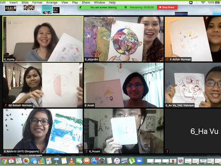 Celebrating ASEAN day and its youth creatively