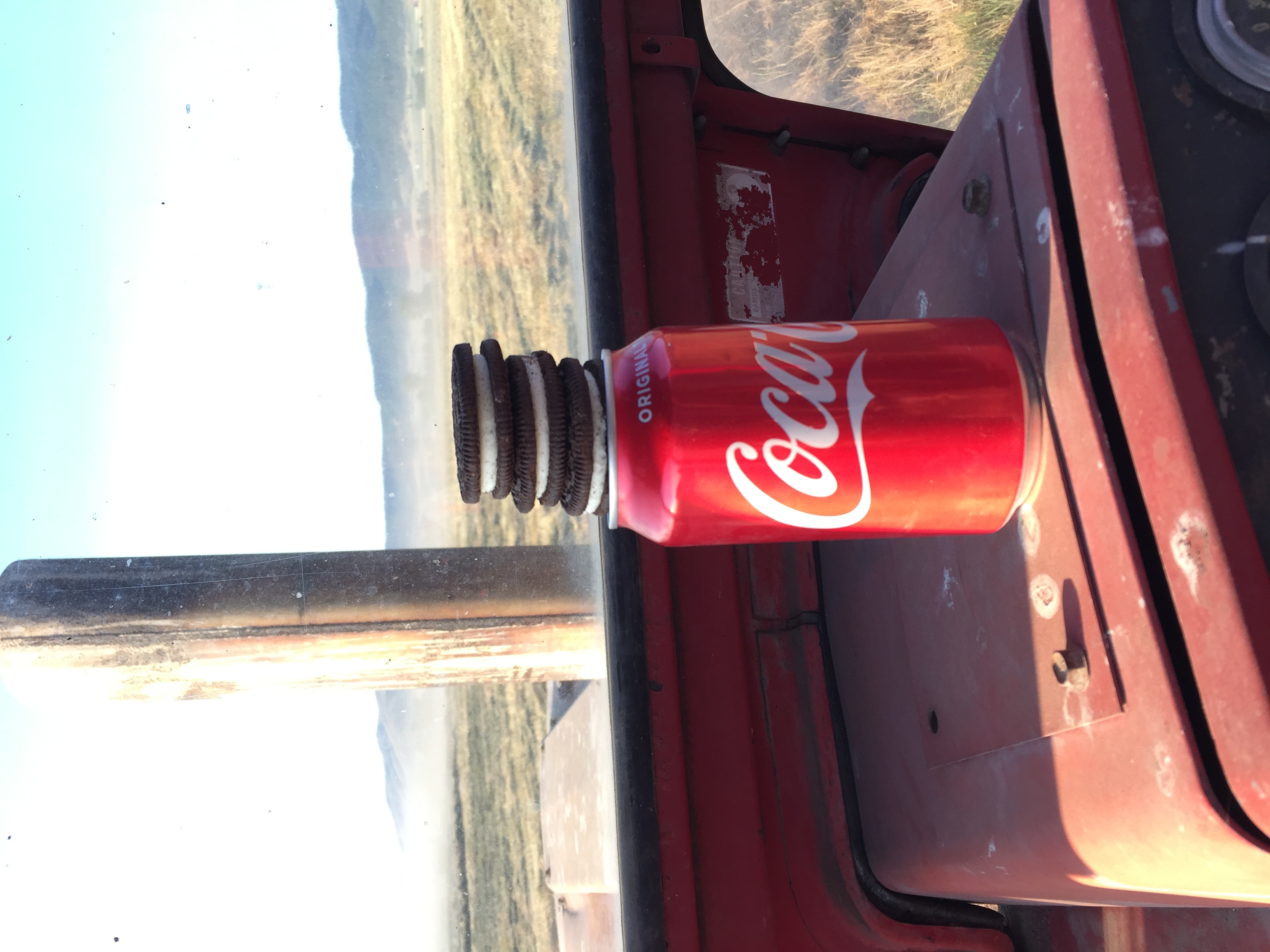 Hay raker's breakfast of champions!