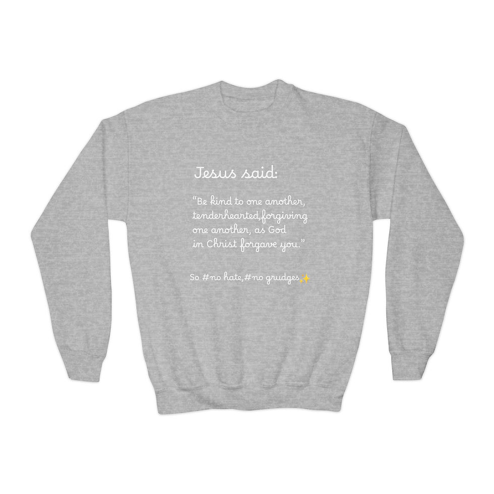 Thumbnail: Youth Girl's Sweatshirt #nohate