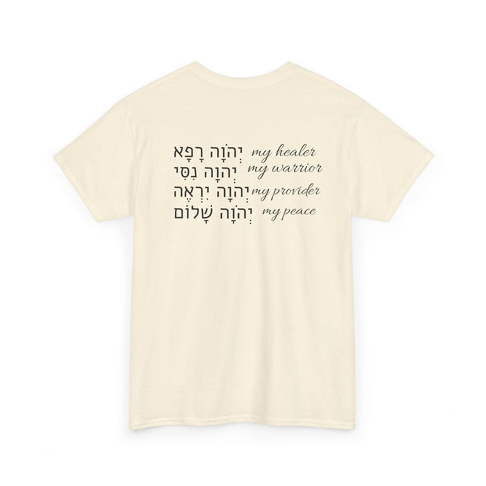 Thumbnail: Hebrew Names for God T-shirt