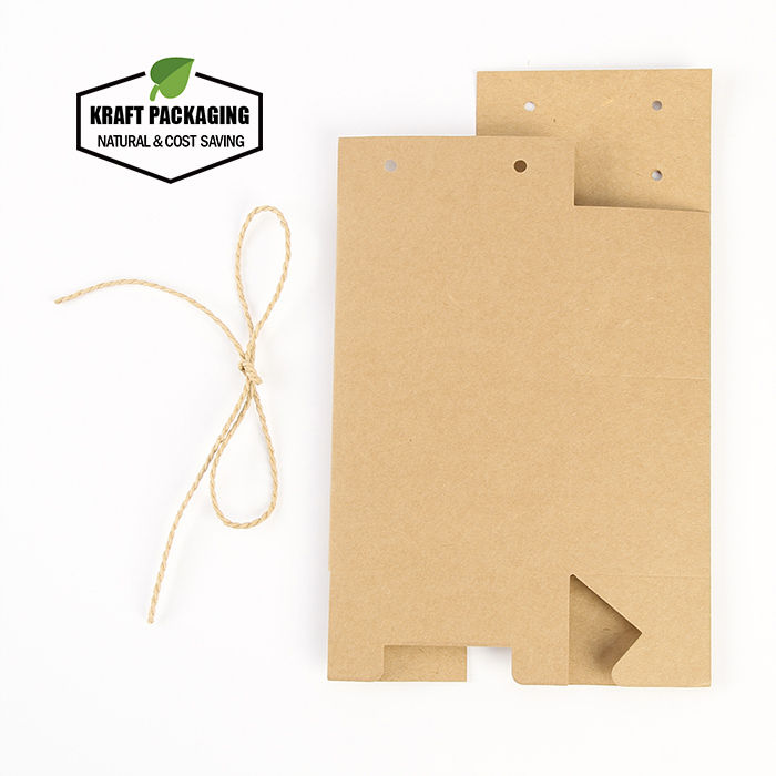 Thumbnail: Brown Kraft Paper Gift Boxes Tea Packaging with Rope Closure