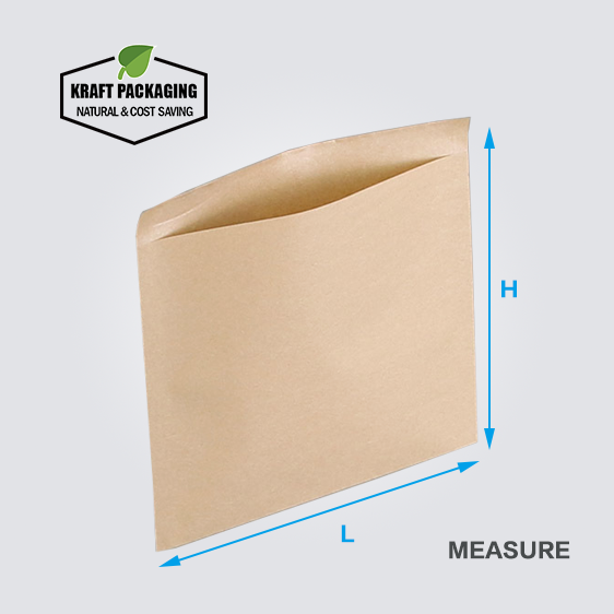 Thumbnail: Greaseproof biscuit pancake baking food packing brown Kraft paper bag