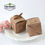 Thumbnail: Small Plane Top Mail Design Brown Kraft Favor Boxes Wholesale