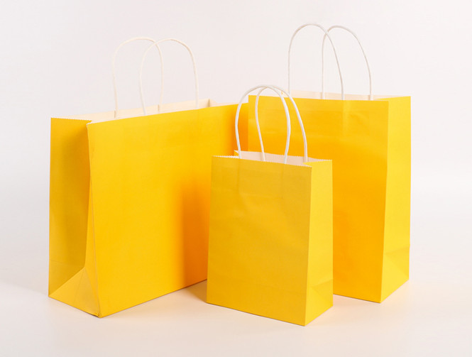 Buy Kraft Paper Gift Bags With Handle Wholesale & Custom Bag