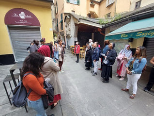 "Lezione a cielo aperto" per gli studenti della Scuola di Lingua e Cultura Italiana