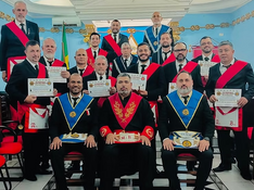 Sessão Magna de Exaltação ao Grau de Mestre Maçom na A.R.L.S. Albert Pike Nº31