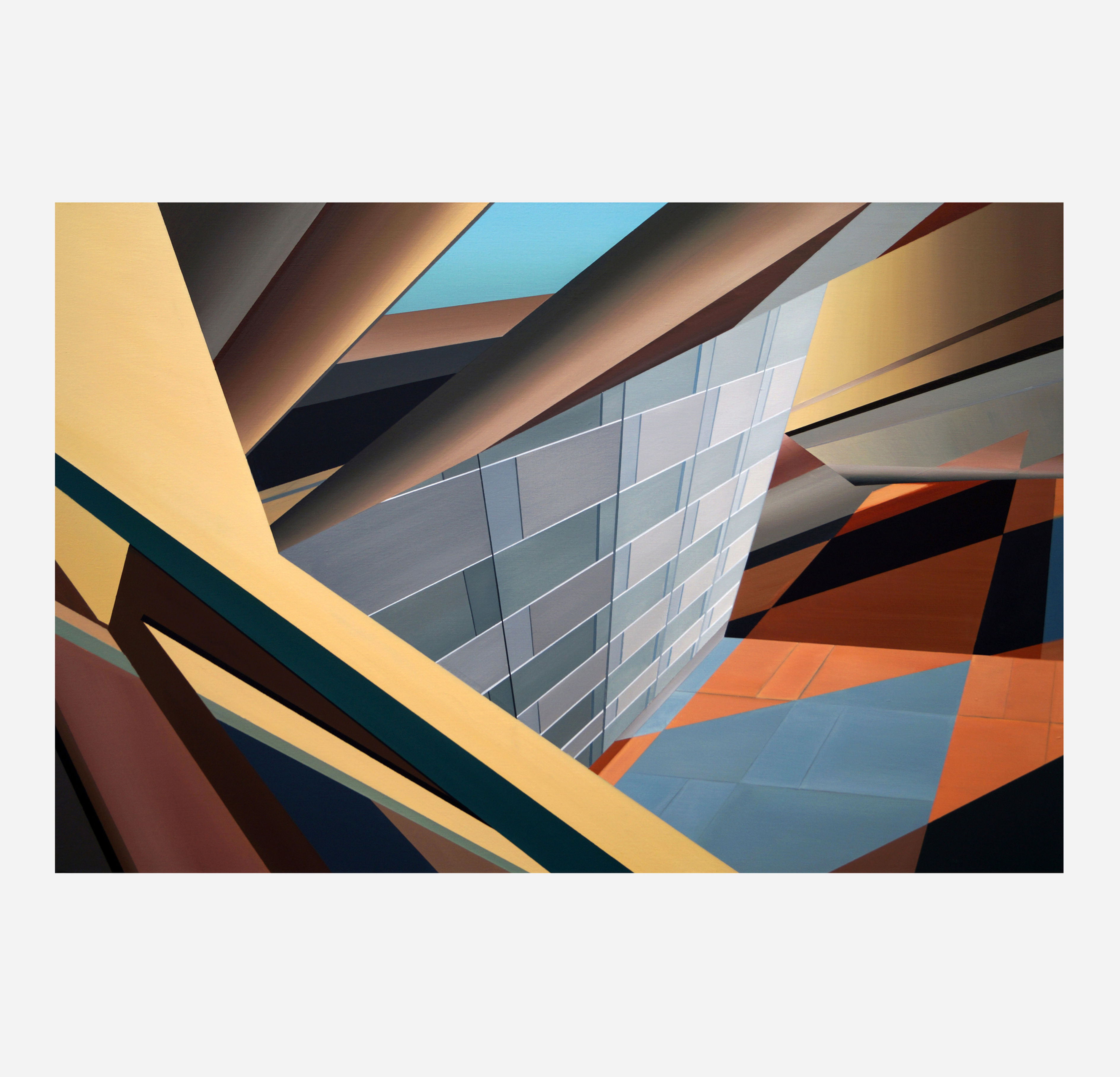 'Deltaneu' oil painting on canvas